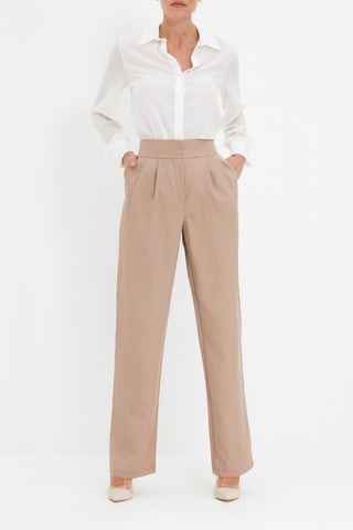 Calças wide legs - Bege