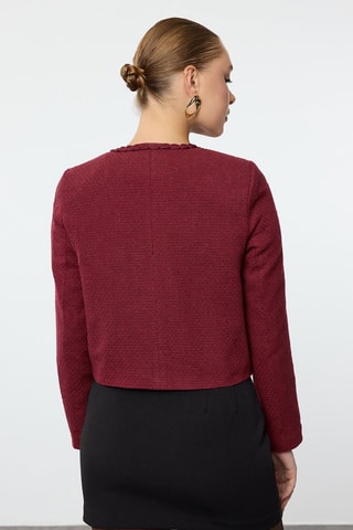 Casaco regular - Bordô