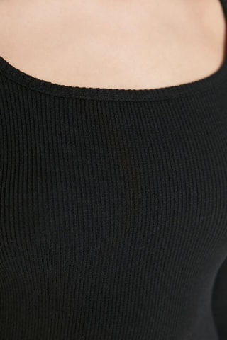 Vestido justo - Preto