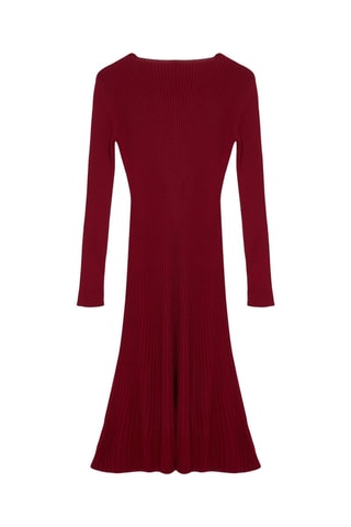 Vestido-camisola - Bordô