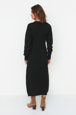 Vestido-camisola Preto