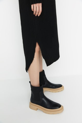 Vestido-camisola Preto