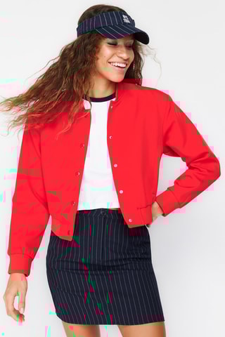 Blusão oversize - Vermelho