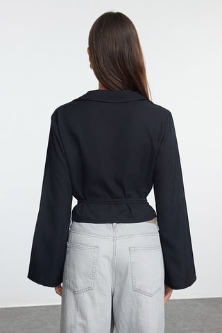 Top traçado - Preto