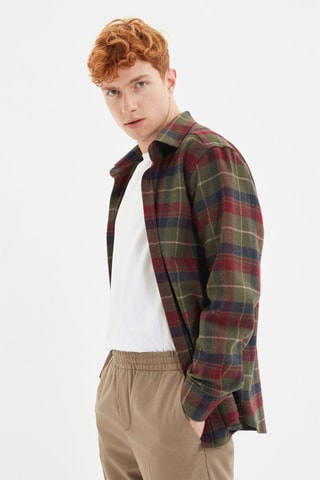 Camisa regular - Caqui