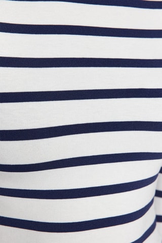 T-shirt curto Azul-marinho