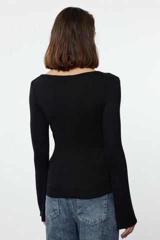 Blusa slim - Preto