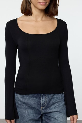 Blusa slim - Preto
