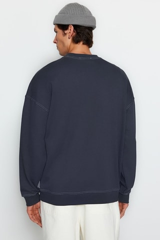 Sweat oversize - Azul-marinho