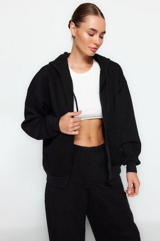 Sweat com capuz - Preto