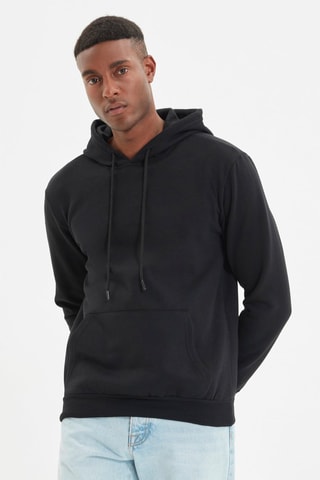 Sweat com capuz Preto