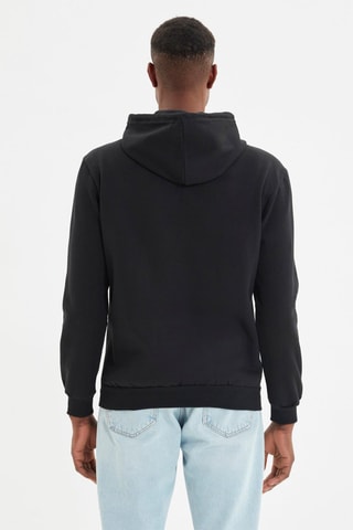 Sweat com capuz Preto