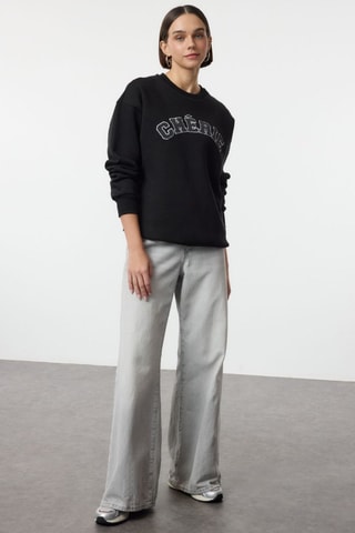 Sweat oversize - Preto