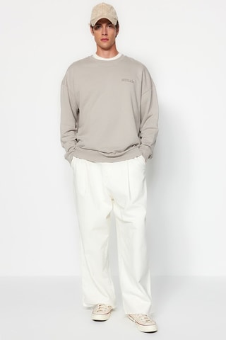 Sweat oversize - Bege