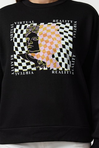 Sweat regular - Azul-marinho