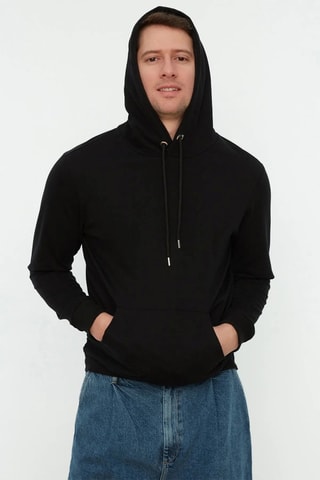 Sweat com capuz Preto