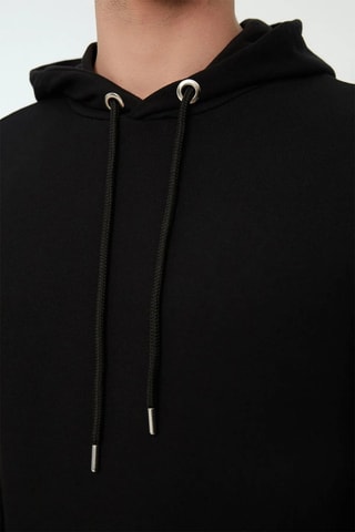 Sweat com capuz Preto