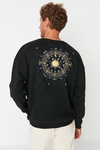 Sweat regular - Preto