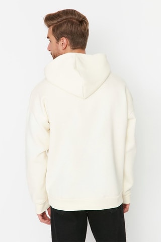 Sweat com capuz - Branco