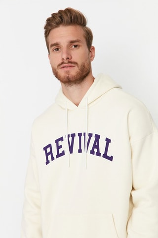 Sweat com capuz - Branco