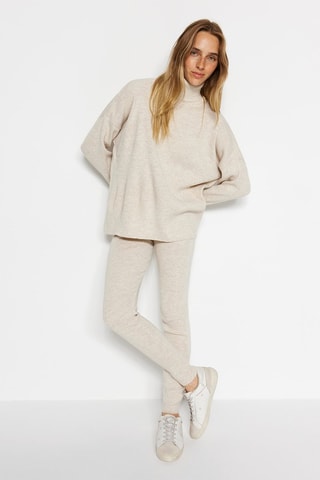 Camisola e calças - Cru