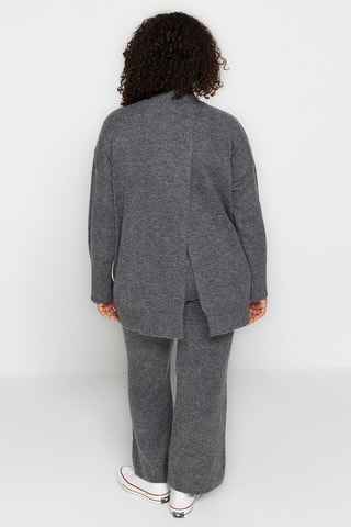 Túnica e calças relaxed - Antracite mesclado 