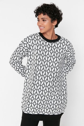 Camisola e calças - Preto e branco