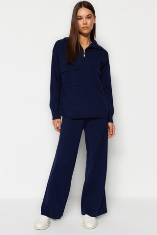 Camisola e calças - Azul-marinho