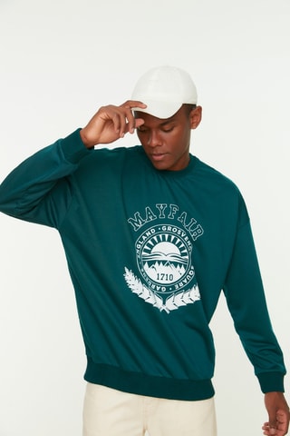 Camisola oversize - Verde