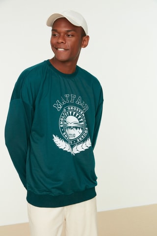 Camisola oversize - Verde