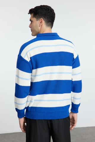 Camisola oversize - Azul