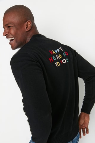 Casaco regular - Preto