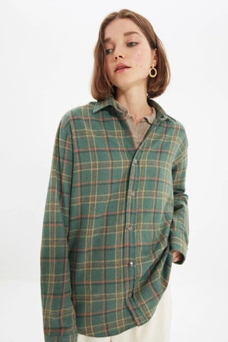 Camisa oversize - Verde