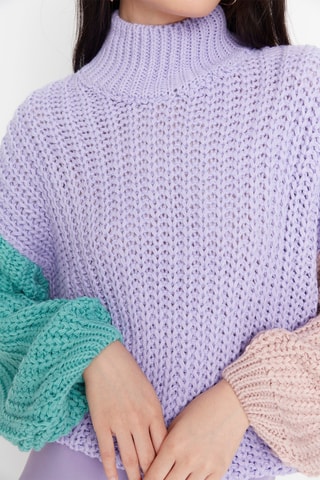 Camisola oversize - Lilás