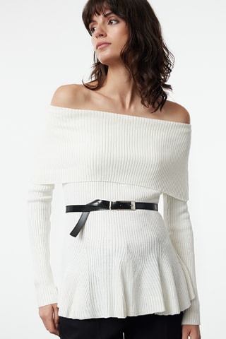 Camisola regular - Cru