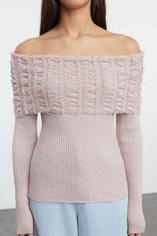 Camisola slim - Rosa-maquilhagem