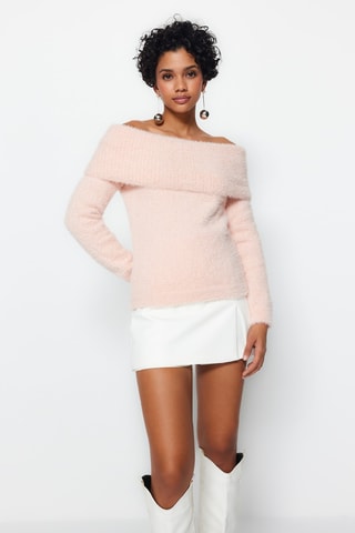 Camisola regular - Rosa-pálido