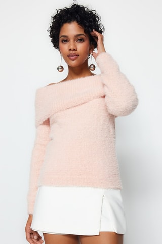 Camisola regular - Rosa-pálido