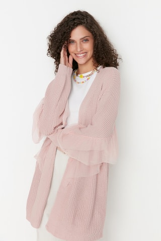 Casaco regular - Rosa-maquilhagem