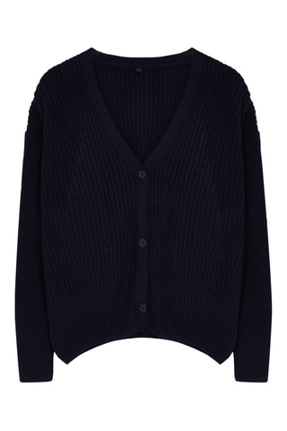 Casaco oversize - Azul-marinho