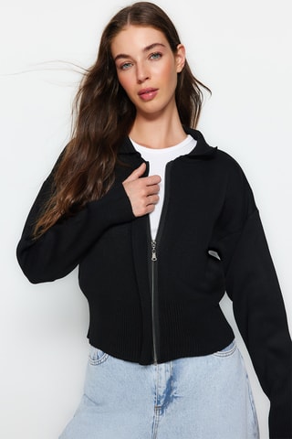 Casaco oversize - Preto