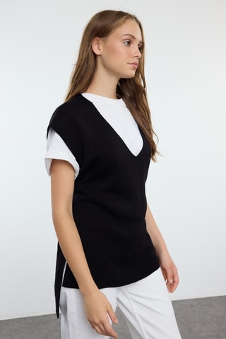 Casaco oversize - Preto