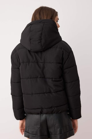 Blusão com capuz - Preto