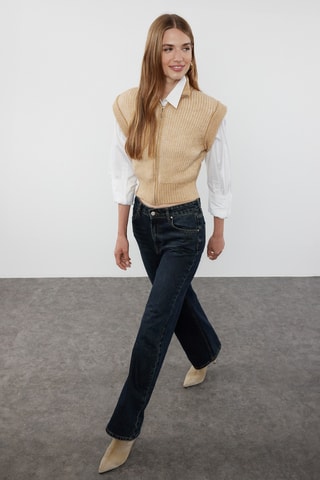 Casaco de malha - Bege