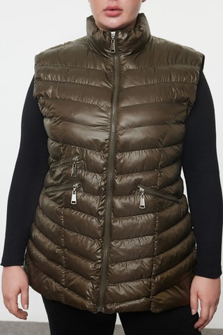 Colete acolchoado - Caqui