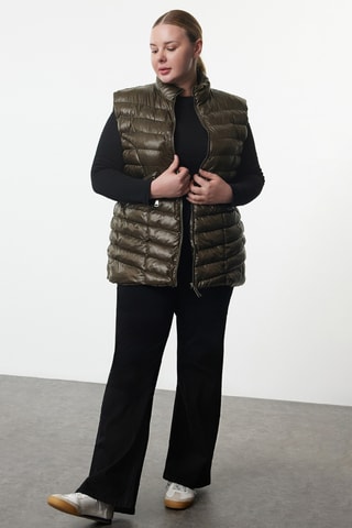 Colete acolchoado - Caqui