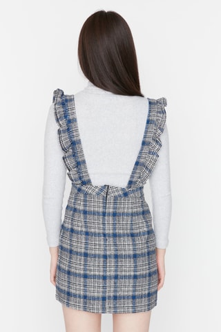 Vestido-jardineiras - Cinzento