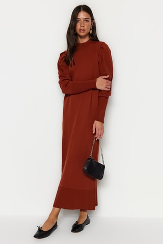 Vestido-camisola - Ferrugem