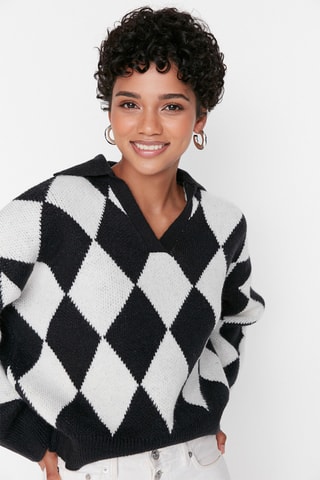 Camisola oversize - Preto