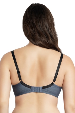 Soutien-gorge ampliforme Casey - Gris et noir